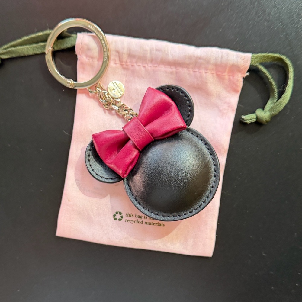 Kate Spade Minnie Mouse keychain